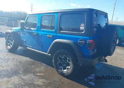 2023 Jeep Wrangler 4Xe Rubicon 4X4 z USA, uszkodzony, nr VIN 1C4JJXR63PW704220